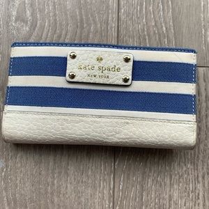 Kate Spade striped wallet